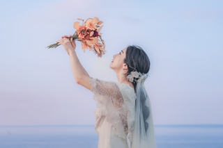 【新婦ソロウェディングプラン】指定ビーチ・写真20枚　今だけショートムービー付き！