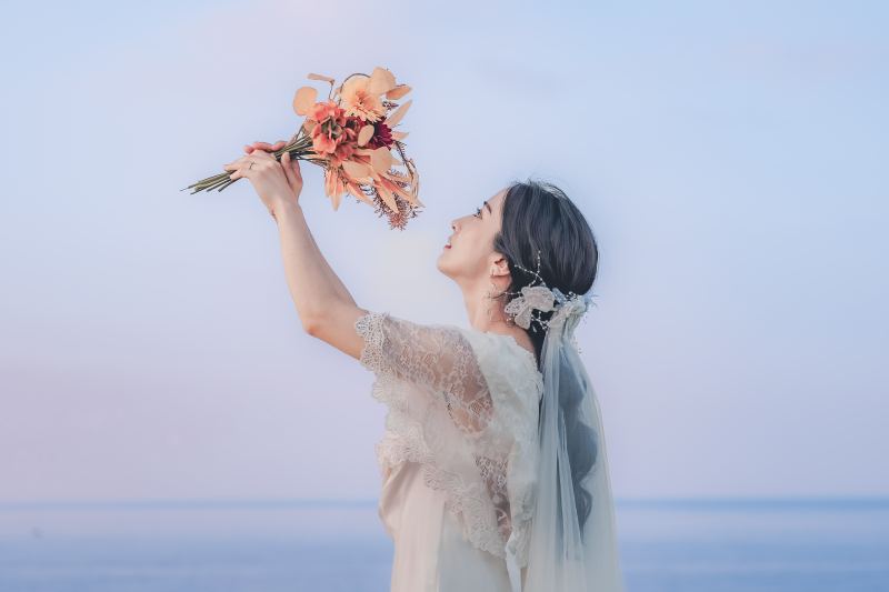 【新婦ソロウェディングプラン】指定ビーチ・写真20枚 今だけショートムービー付き!