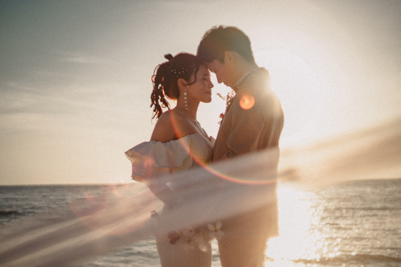 【フォト200ビーチ&サンセット】残波岬・200カット・ヘアメイク&衣装&小物一式込