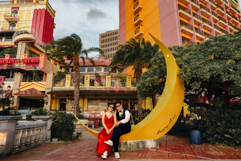 【アラハビーチ&アメリカンビレッジフォト200プラン】ロケ地2箇所・ドレスチェンジ付き