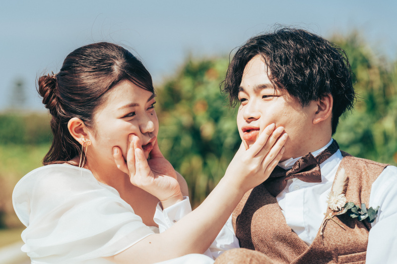 【フォト100&90秒ムービープラン】指定ビーチ・100カット・ヘアメイク&衣装&小物一式