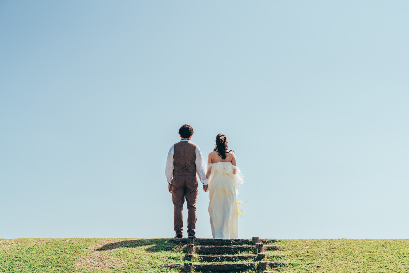 【ビーチ&緑&崖フォト150プラン】残波岬・150カット・ヘアメイク&衣装&小物込み