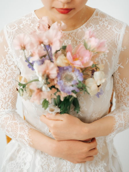 【お花に囲まれたフォトウェディング】お好きなお花をオーダーしたい花嫁様へ★ブーケor飾花代金がセットになった新プラン