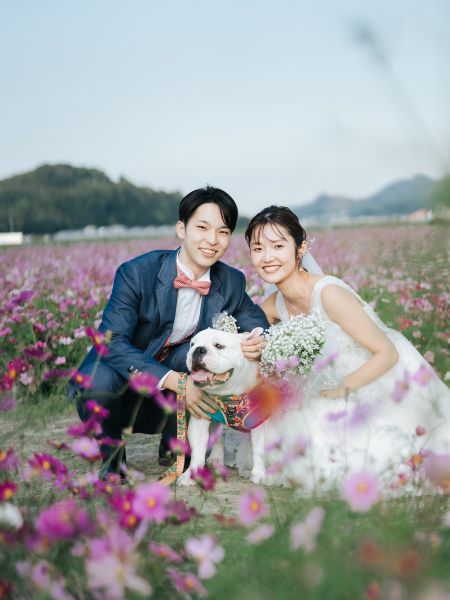 笠岡ベイファーム 花畑ロケーションフォトプラン(洋装1点)
