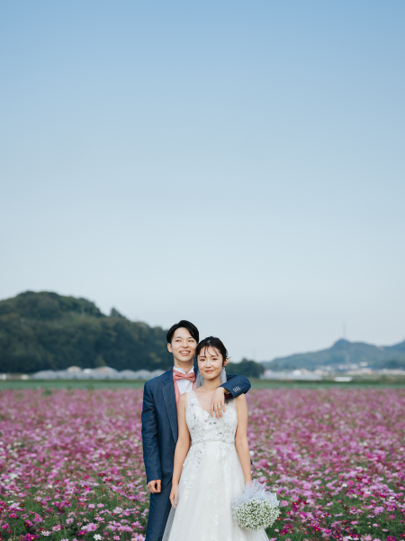 笠岡ベイファーム 花畑ロケーションフォトプラン(洋装1点)