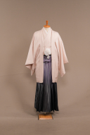 桂由美ピンク/パープル縞袴