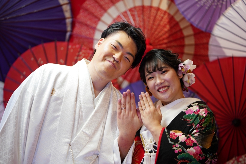 指輪のお披露目シーン
