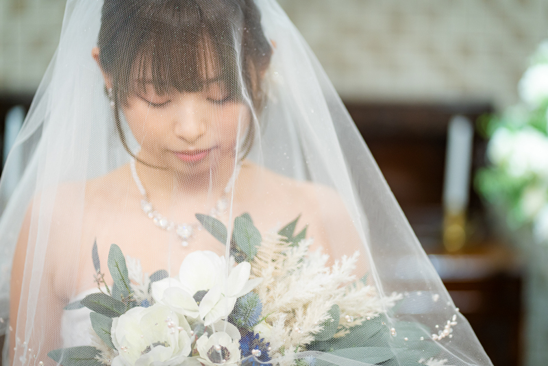 ベール越しの一枚