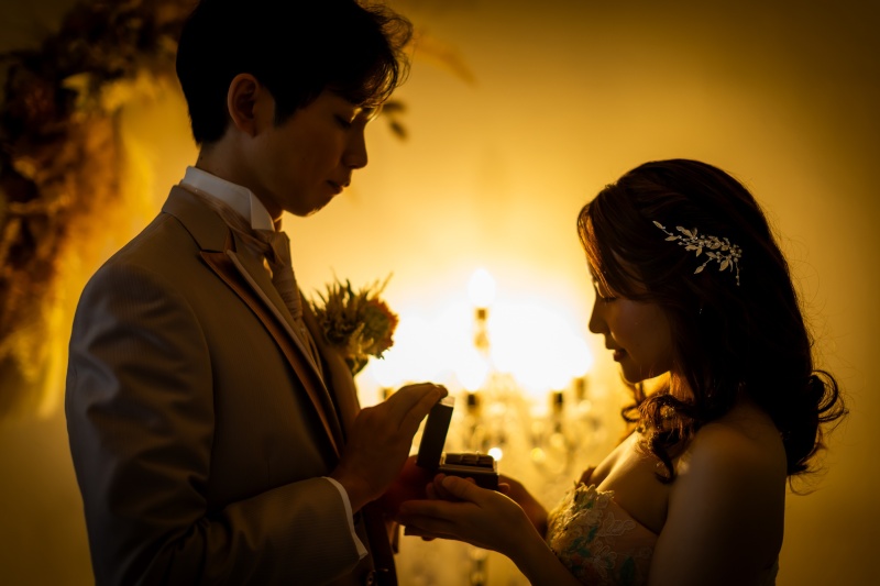 ロマンティックなシルエットショット♡