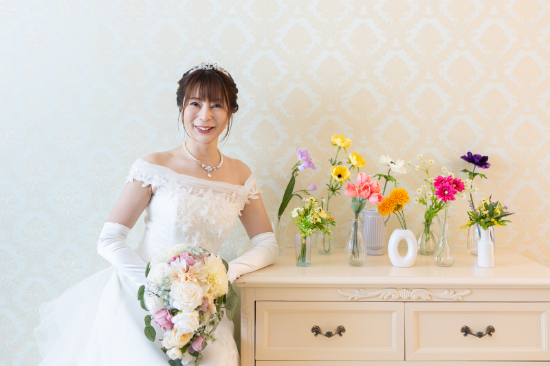 新婦様のソロ撮影