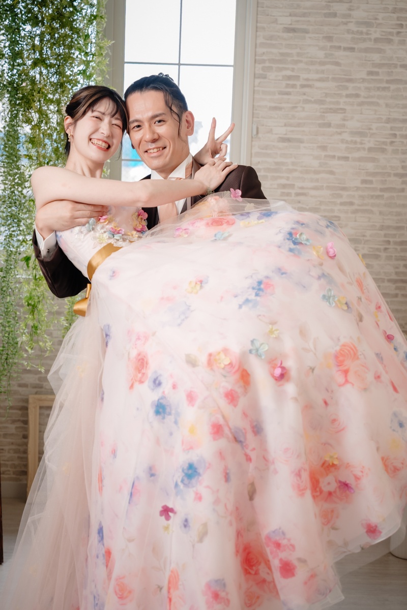 お姫様抱っこショット！はじけるハッピーオーラ♡