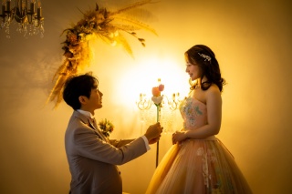 事前のご試着でしっかりとお衣装選びができます♪