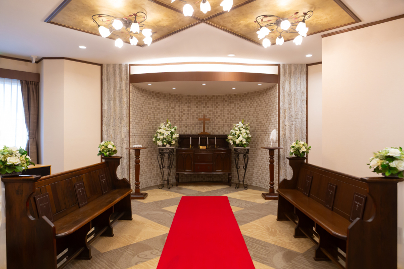 懐かしさを感じるクラシックなチャペル