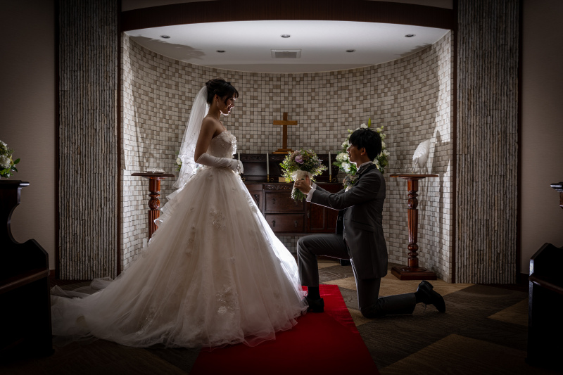 チャペルならではのシーンが撮れる