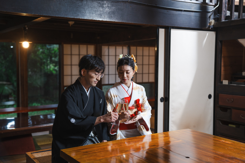 New！【古民家フォトプラン】データ100カット保証(肌修正データ内20カット)｜提携衣装店衣装レンタル(和装)