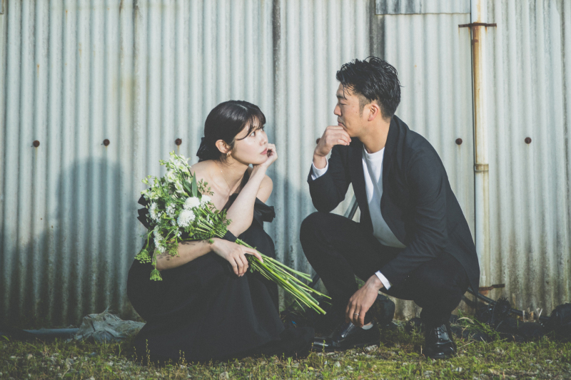 10月ご成約限定！☆街ロケプラン⭐︎100カット保証(肌修正データ10カット込)｜当店無料ドレス1点or持込｜生花ブーケ付き♪