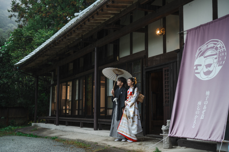 New！【古民家フォトプラン】データ100カット保証(肌修正データ内20カット)｜提携衣装店衣装レンタル(和装)