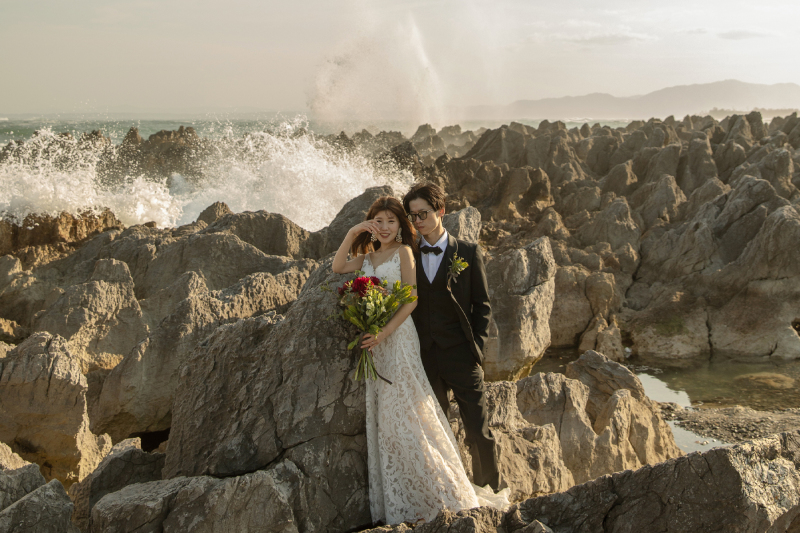 【衣装フルコンボプラン】400〜500カット・肌修正データ内50カット｜衣装店洋装２着.和装１着レンタル込み｜生花ブーケ１セット