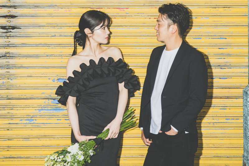 10月ご成約限定！☆街ロケプラン⭐︎100カット保証(肌修正データ10カット込)｜当店無料ドレス1点or持込｜生花ブーケ付き♪