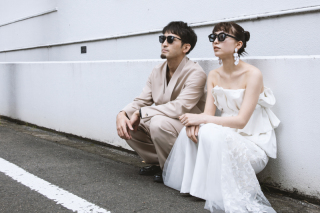 9月ご成約限定！⭐︎街ロケプラン⭐︎100カット保証(肌修正データ内10カット込)提携衣装店衣装レンタル付き｜生花ブーケ付き♪