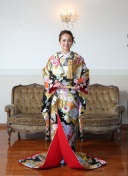 凛花の寿ぎ黒地