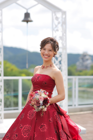 ダークレッドローズグリッター