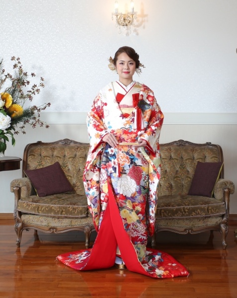 扇面百花の宴
