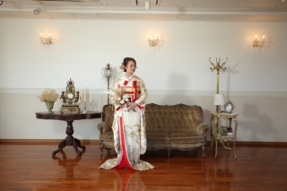 ゴールド千羽鶴