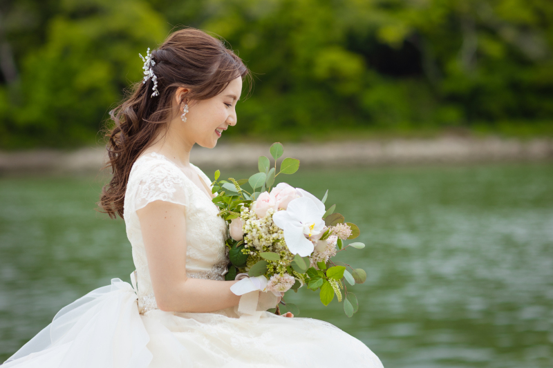 ウエディングドレスへチェンジ⭐︎