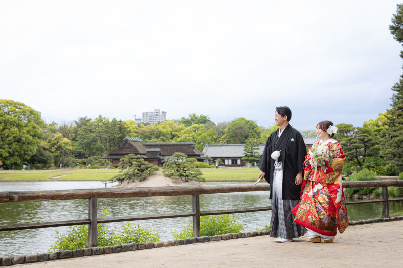 後楽園にて撮影スタート♪