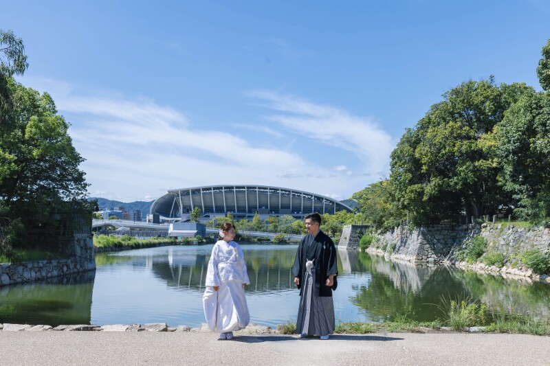サッカー好きの新郎様にはうれしいスポット!