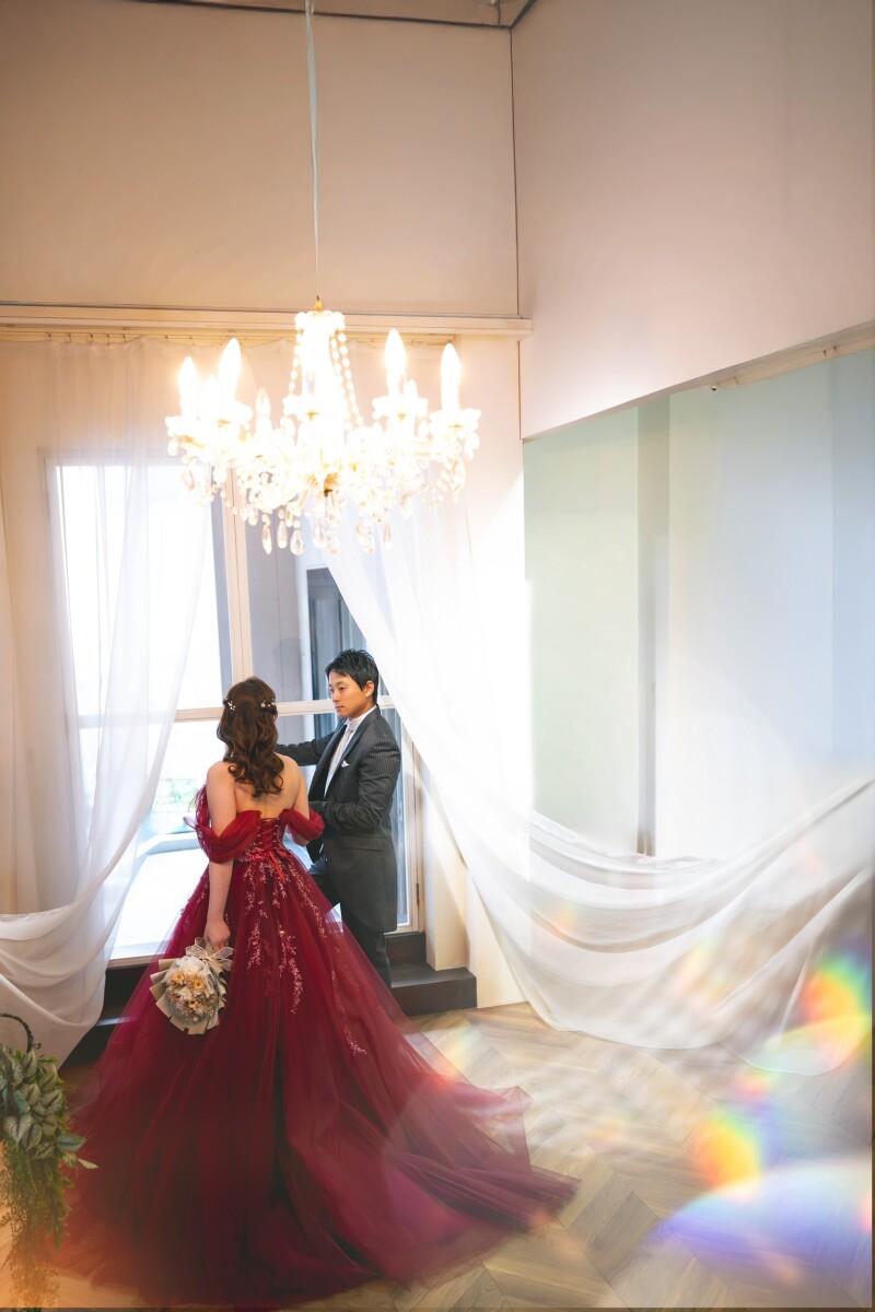 スタジオでも自然光が入りナチュラルなショットも可能！