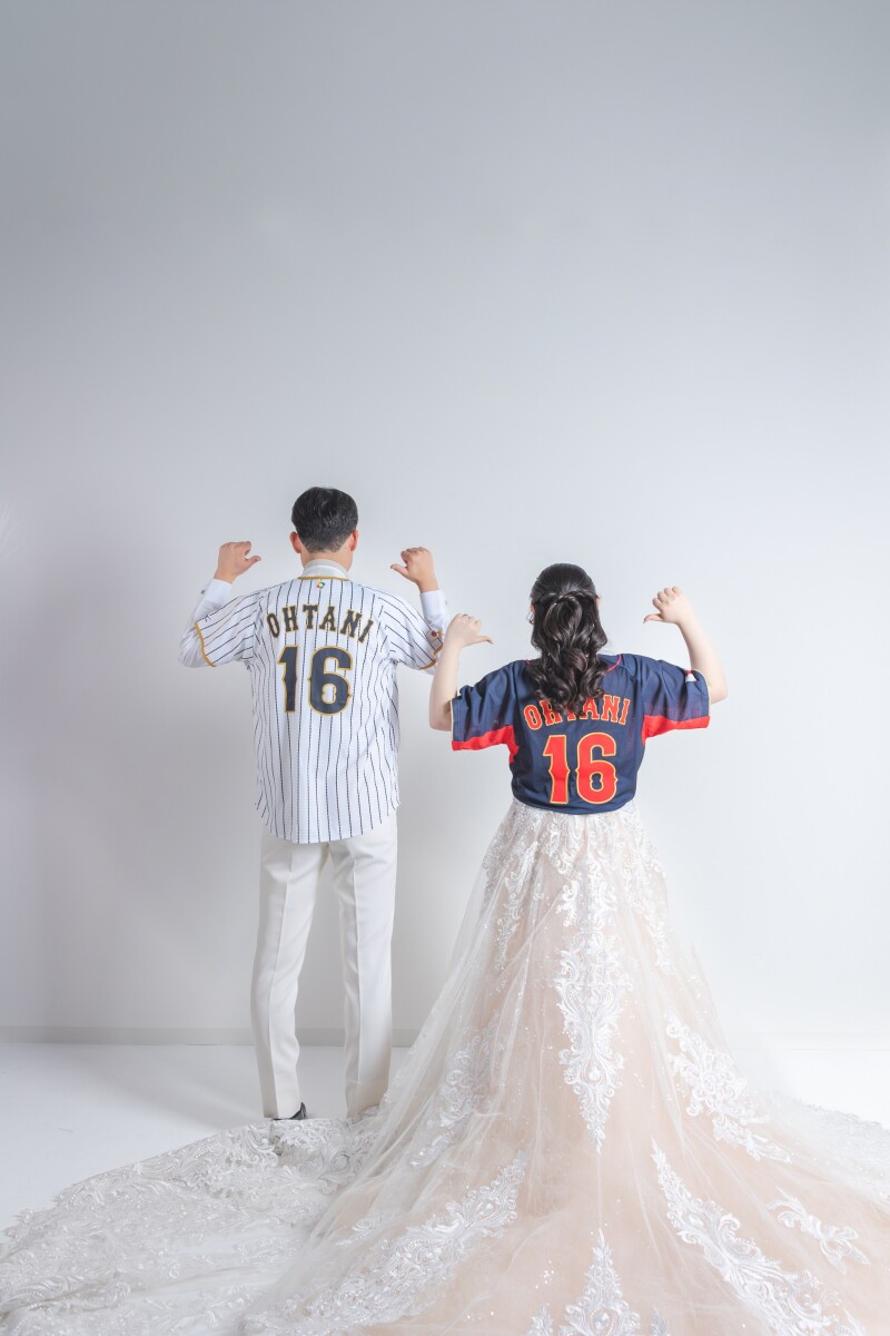 持込みのユニフォームをお召しになって!