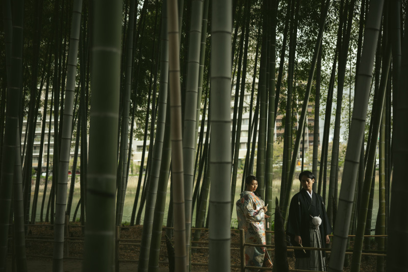 ノーブルジャパン広島_庭園で撮影できる