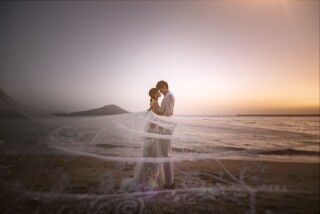 前撮り撮影で結婚式の小物作りに！