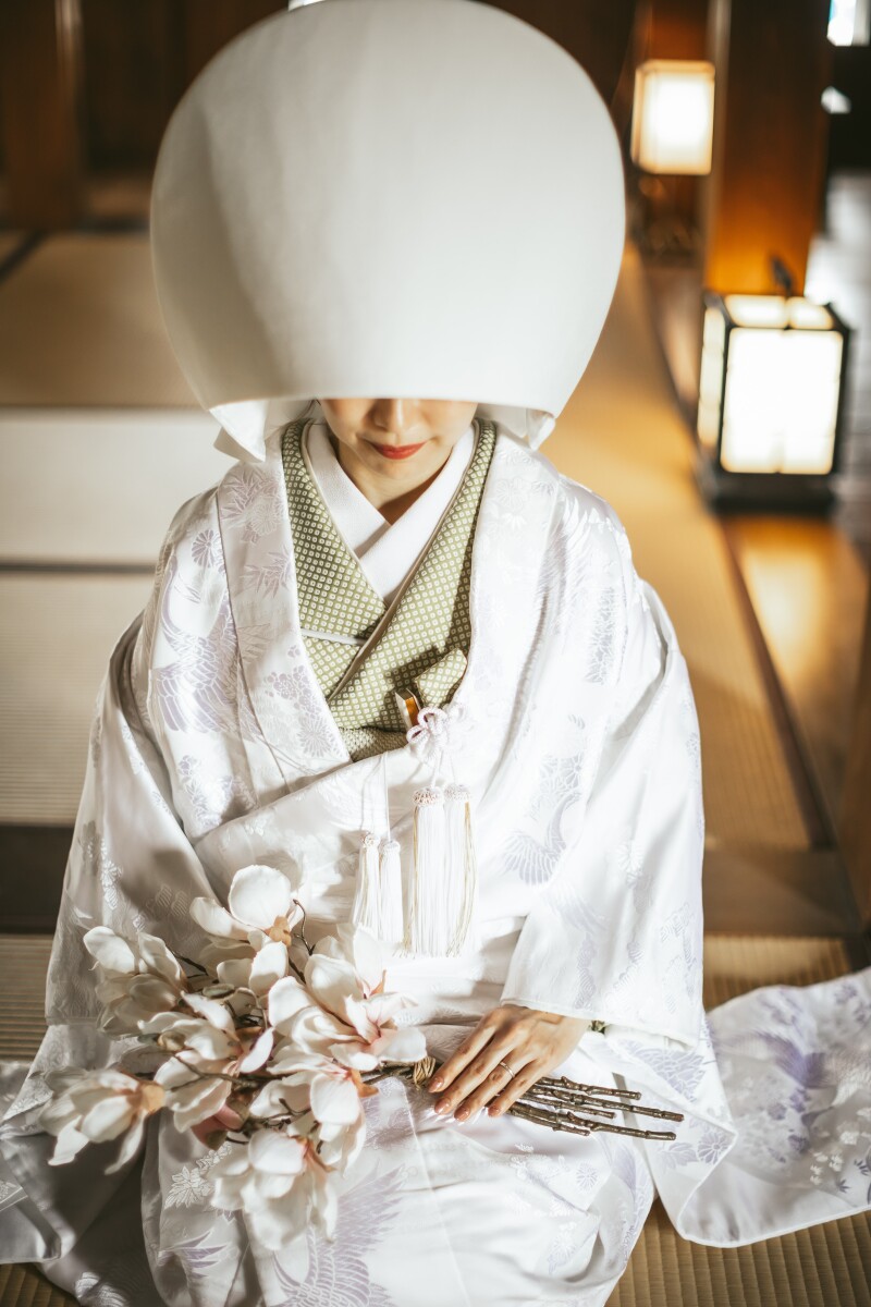 【和装ロケ】色褪せない伝統を今の感性で。凛としてどこまでも美しい花嫁姿。