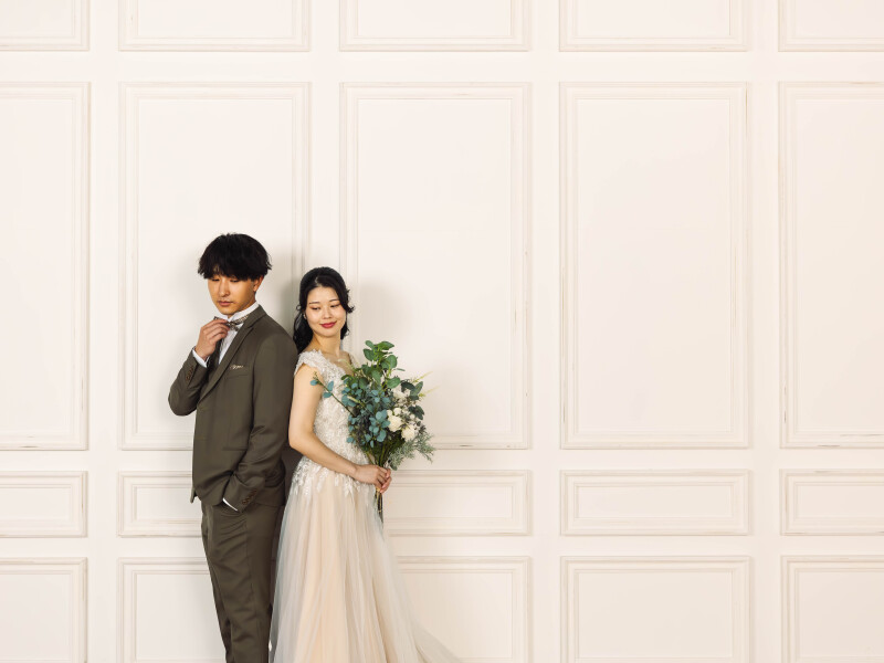 フォトレイト限定!ドレス着放題☆【洋装スタジオ・プロカメラマン撮影】ヘアメイク付き◎特別価格138600円(税込)