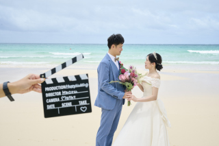 ＼小物を沢山使って／ビーチ&チャペル撮影