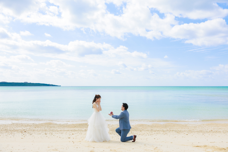 ビーチでプロポーズ♪