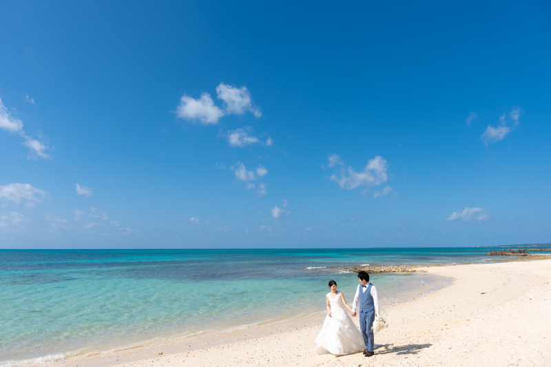 世界有数の美しい海にてビーチ撮影