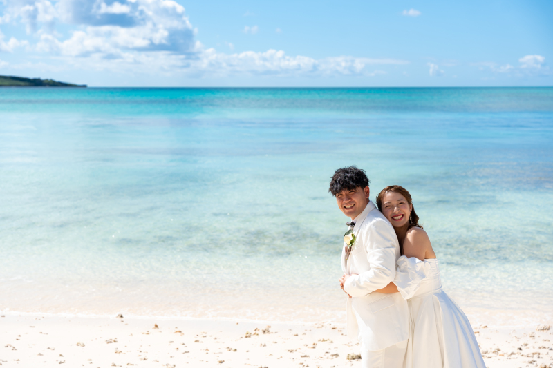 おふたりらしい自然な表情で