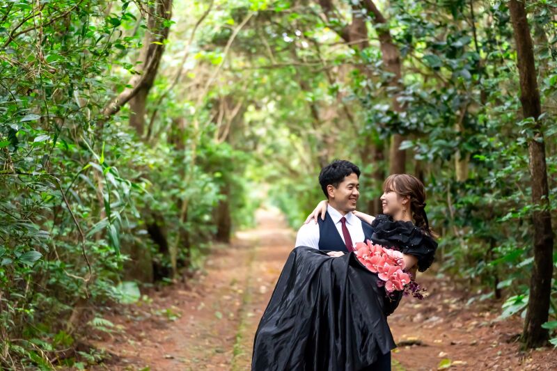 グリーンでの撮影も