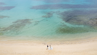 壮大なスケールで残す＼ビーチ＆ドローンフォト／