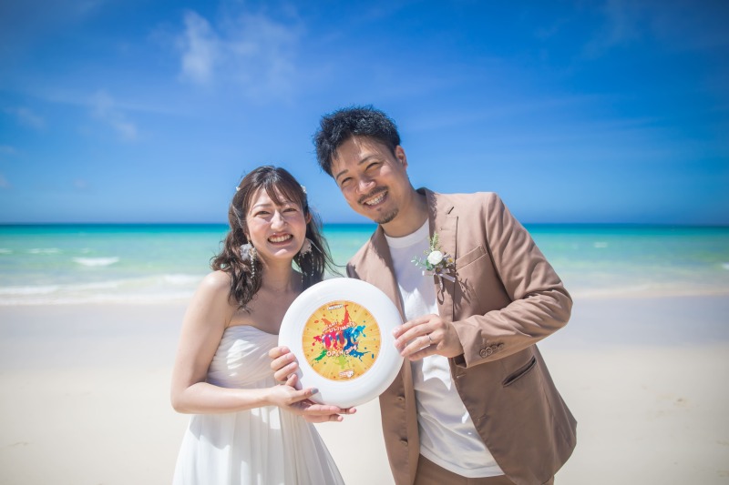 お持ち込みのビーチフラッグ!