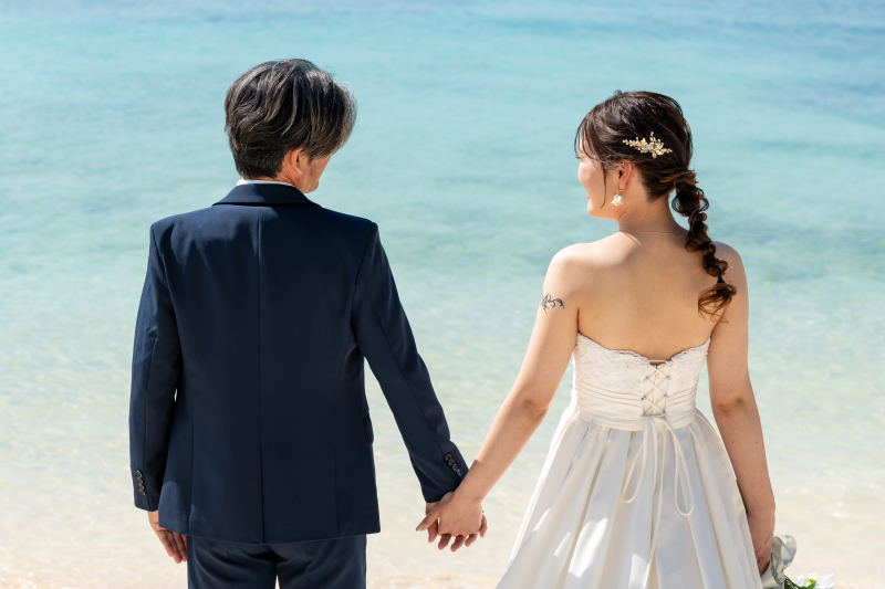 手繋ぎショット