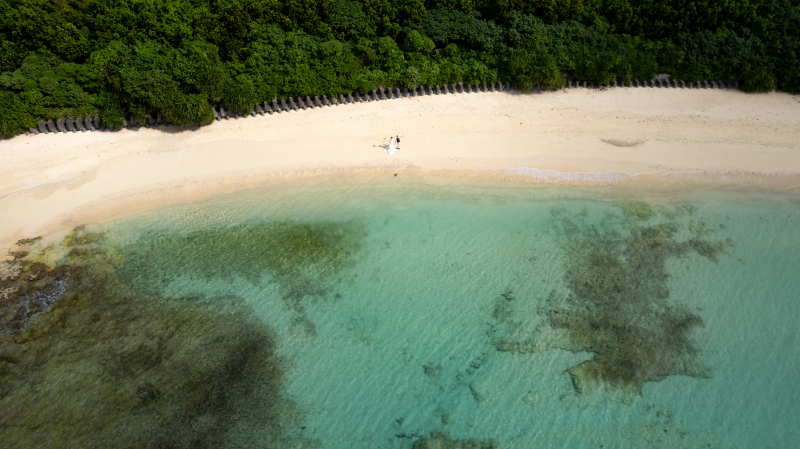 沖縄の美しい自然と撮る大迫力のドローン写真！