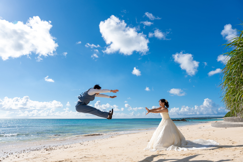 ユーモア溢れる＼ビーチフォト／