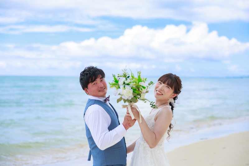 ブーケもプランに含まれています