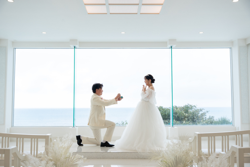 オーシャンビューのチャペル