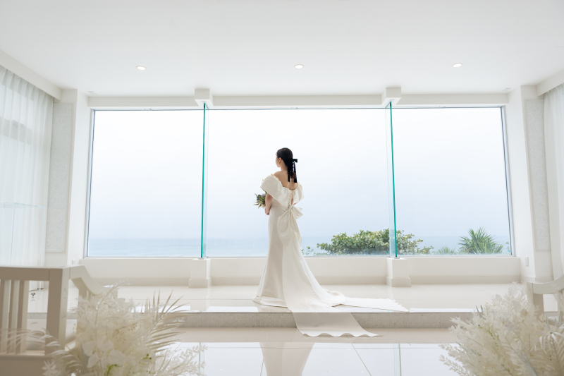 後ろ姿にもこだわって